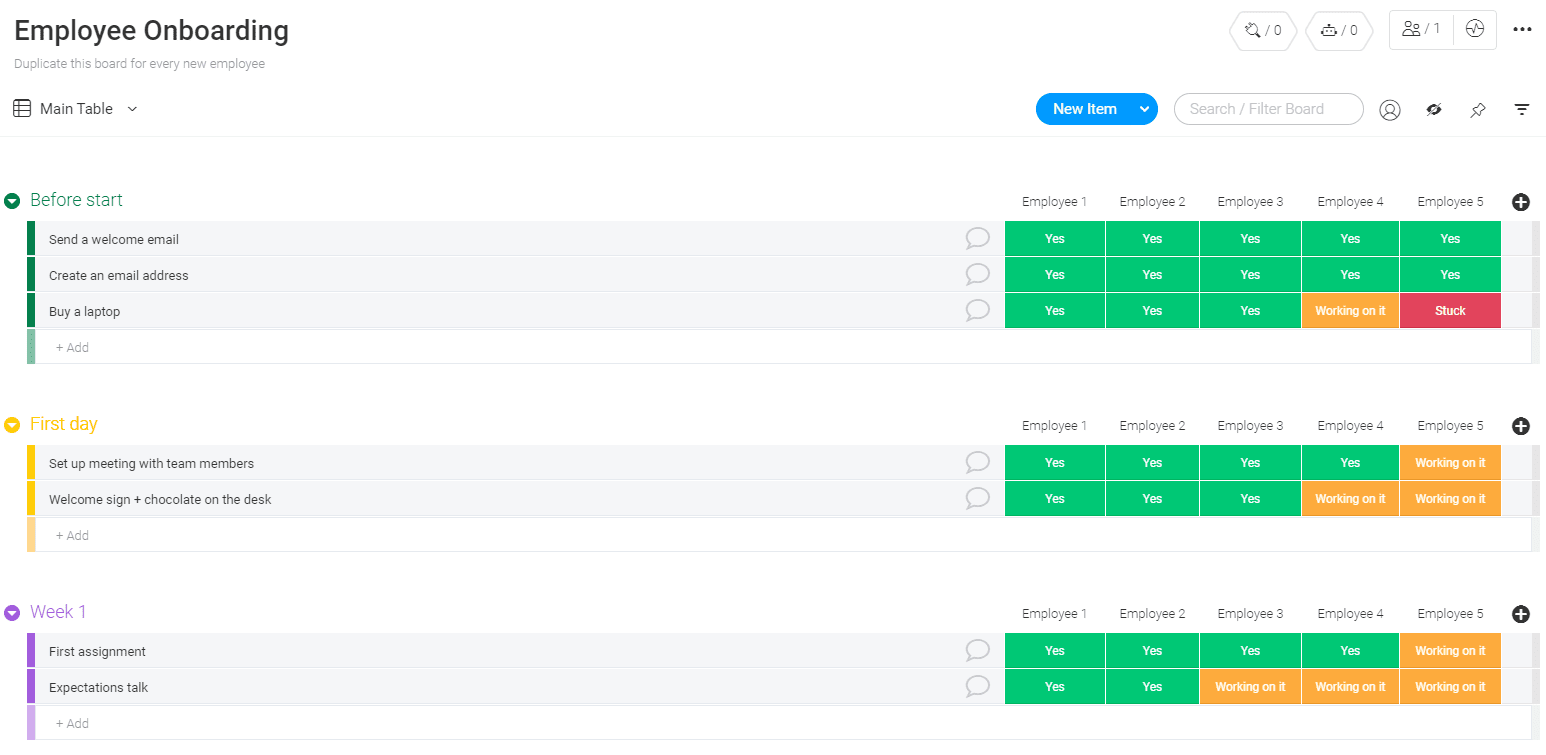 team tools HR team employee onboarding