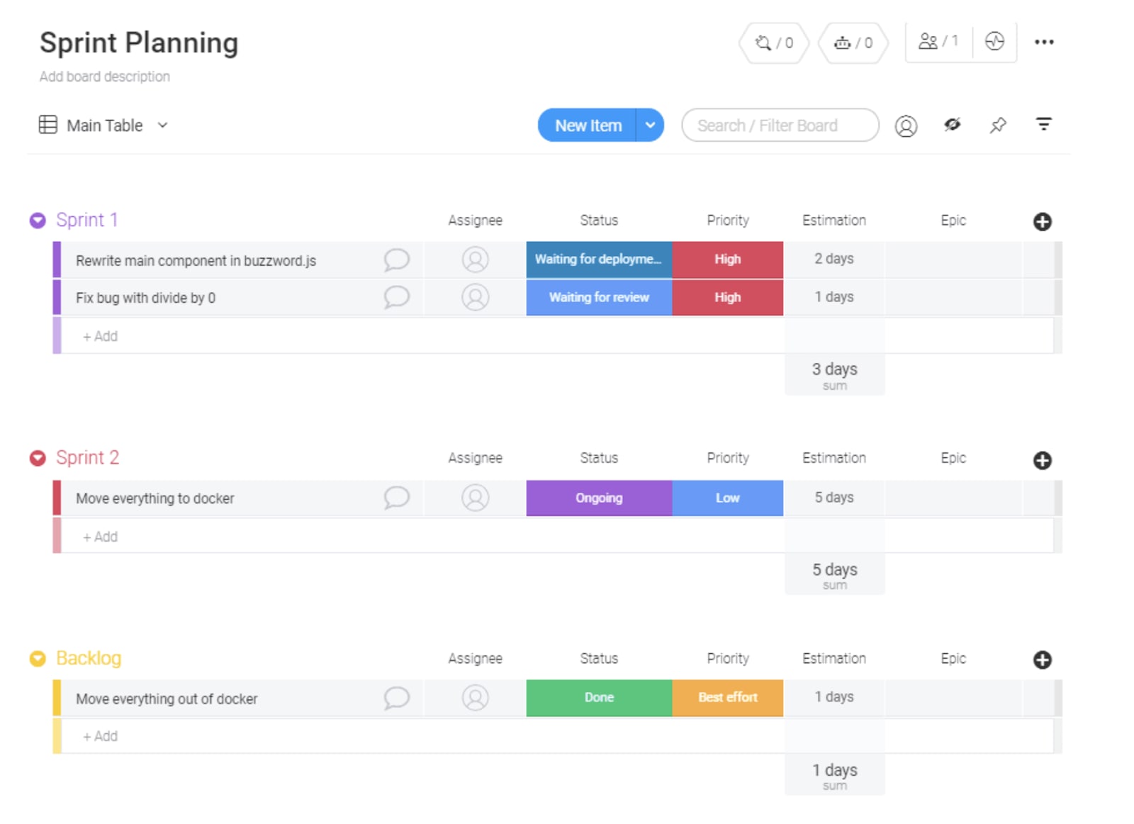 Text: A digital weekly planner makes it easier for everyone to repeat the process and stay informed.