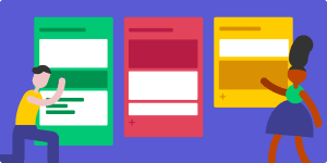 green red yellow scrumban boards