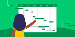 abstract version of a gantt chart