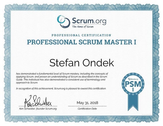 Master certification scrum Online Agile