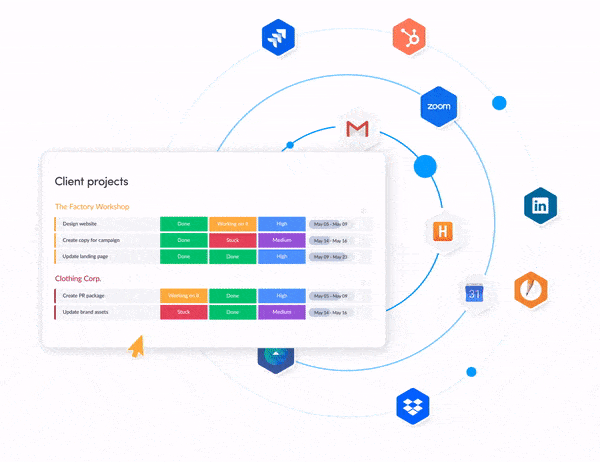 Project Management Web App: animation by Ronas IT