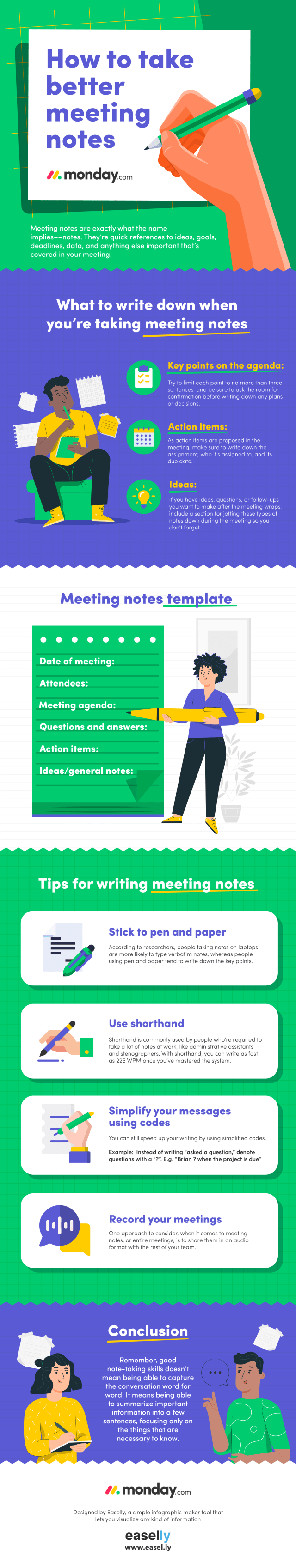 How to take better meeting notes  monday.com Blog