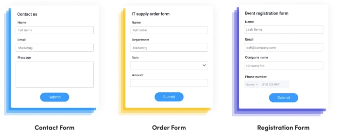 monday.com form templates