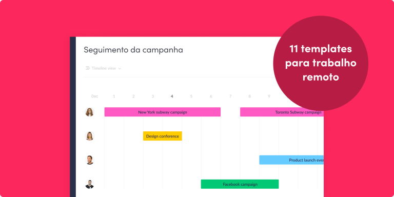 11 templates de trabalho remoto para ajudar a sua equipe