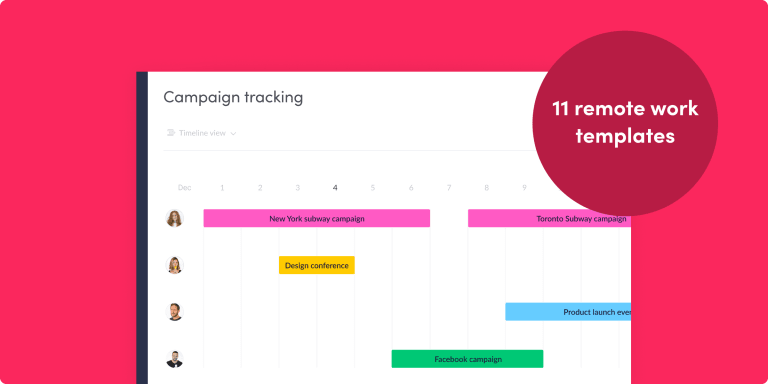 Remote work templates