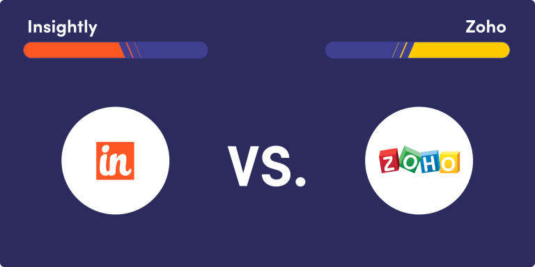 Insightly vs Zoho which is right for your business