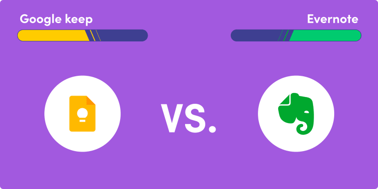 Google Keep vs Evernote comparison features pricing and more