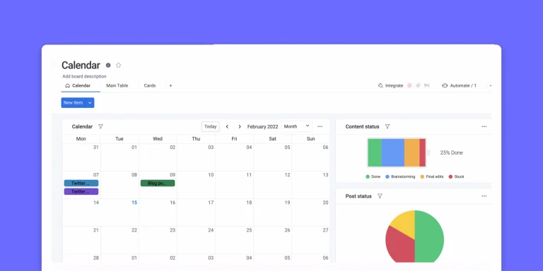 Intuitive Google Docs calendar template  how to use it