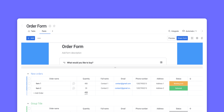 Download Excel Forms Templates For Simple Data Entry Monday Blog