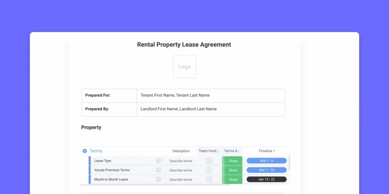 Free lease agreement template for download