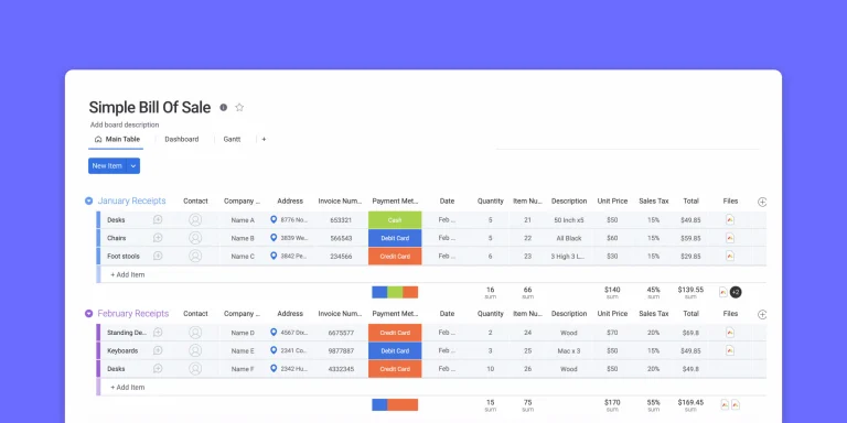 Keep your earnings rolling in with a bill template for Excel