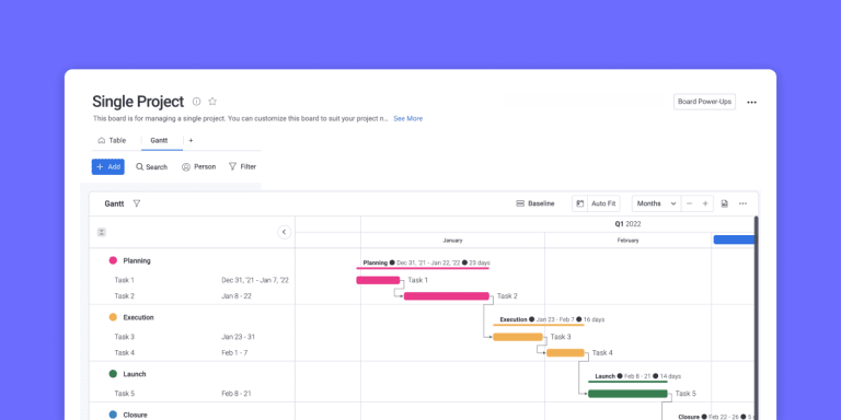 How to create an Excel timeline with a template