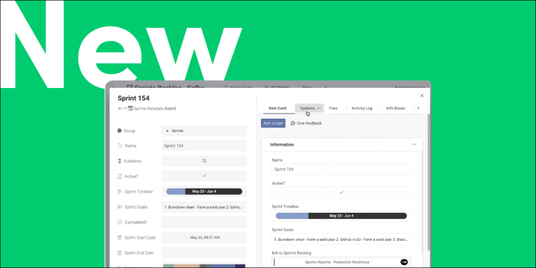 Sprint management is here Plus power up your boards