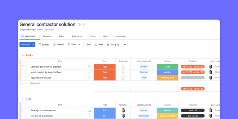 Streamline your businesss construction projects with a general contractor template