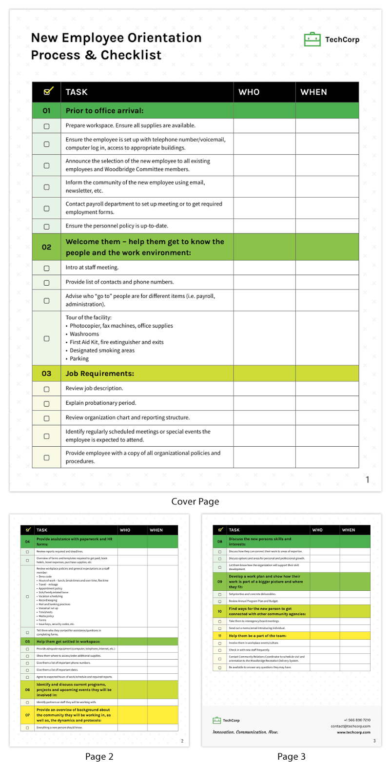 Employee Training Plan Template For Easy Onboarding