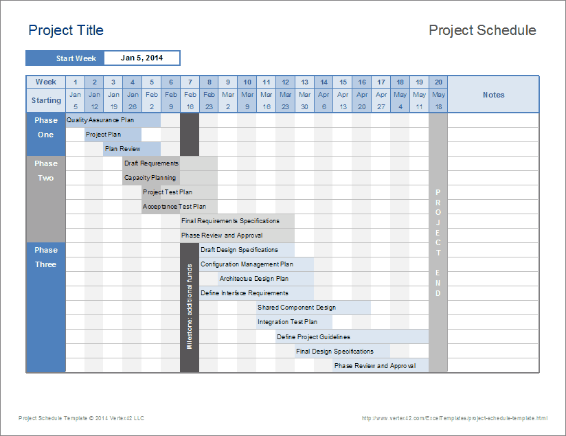 example of a monthly schedule deadline template