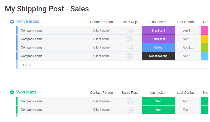 lead tracking with monday.com