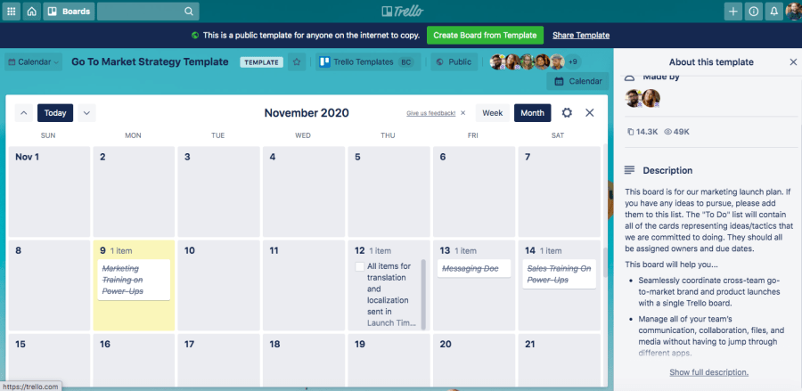 add trello calendar to windows calendar