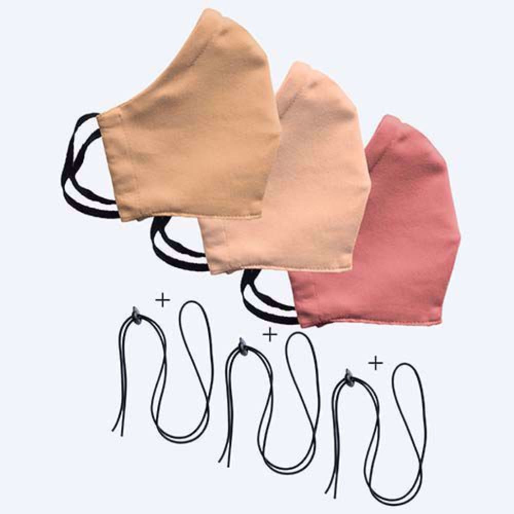 Mondmasker Duo 3x: Peach, Salmon, Mint
