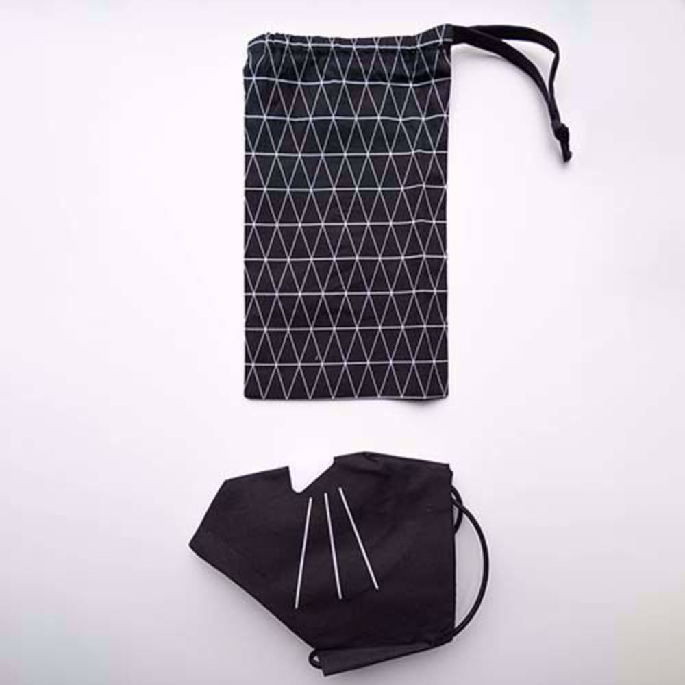 Zakje Black Rectangles + Duo Miauw