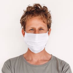 Mondmasker Snow met Linten voor Kinderen