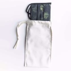 Mondmasker zakje wit