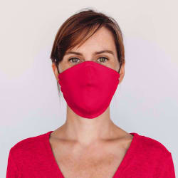 Mondmasker Cup 3x: Sky, Salmon, Crazy Red