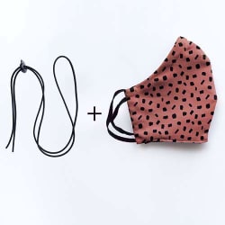 Zakje Black Rectangles + Duo Miauw en Duo Terrazzo Cotta