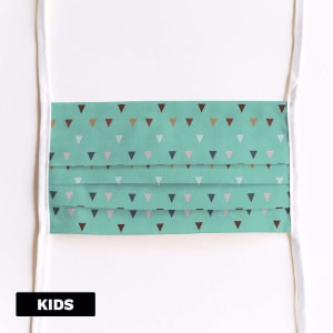 Mondmasker Kids Biscal flags met linten Mondmasker Kids Biscal flags met linten