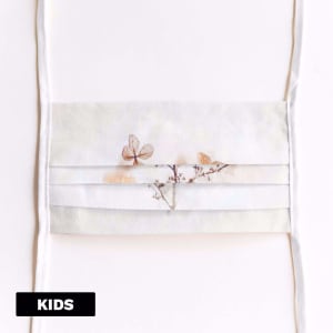 Mondmasker Kids Dried flowers met linten Mondmasker Kids Dried flowers met linten