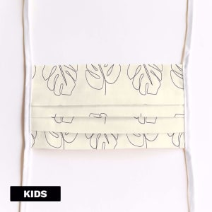 Mondmasker Kids Leaf met linten Mondmasker Kids Leaf met linten