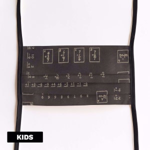 Mondmasker Kids Math met linten Mondmasker Kids Math met linten