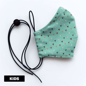 Mondmasker Cup Kids Biscal Flags met elastiek en stopper voor kinderen Mondmasker Cup Kids Biscal Flags met elastiek en stopper voor kinderen