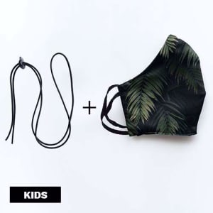 Mondmasker Duo Kids Jungle met elastiek en stopper voor kinderen Mondmasker Duo Kids Jungle met elastiek en stopper voor kinderen