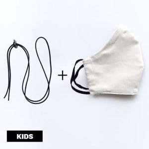 Mondmasker Duo Kids Wit met elastiek en stopper Mondmasker Duo Kids Wit met elastiek en stopper