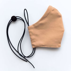 Mondmasker Cup Beige met elastiek en stopper voor Volwassen Mondmasker Cup Beige met elastiek en stopper voor Volwassen
