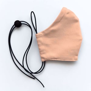 Mondmasker Cup Soft peach met elastiek en stopper voor Volwassen Mondmasker Cup Soft peach met elastiek en stopper voor Volwassen