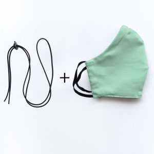 Mondmasker Duo Mint met elastiek en stopper voor Volwassen Mondmasker Duo Mint met elastiek en stopper voor Volwassen