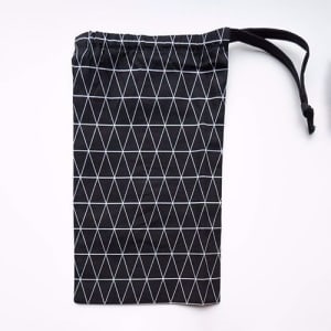Mondmasker zakje Black Rectangles Mondmasker zakje Black Rectangles