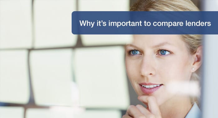 Why it's important to compare lenders
