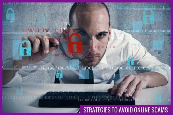 Strategies to avoid online scams