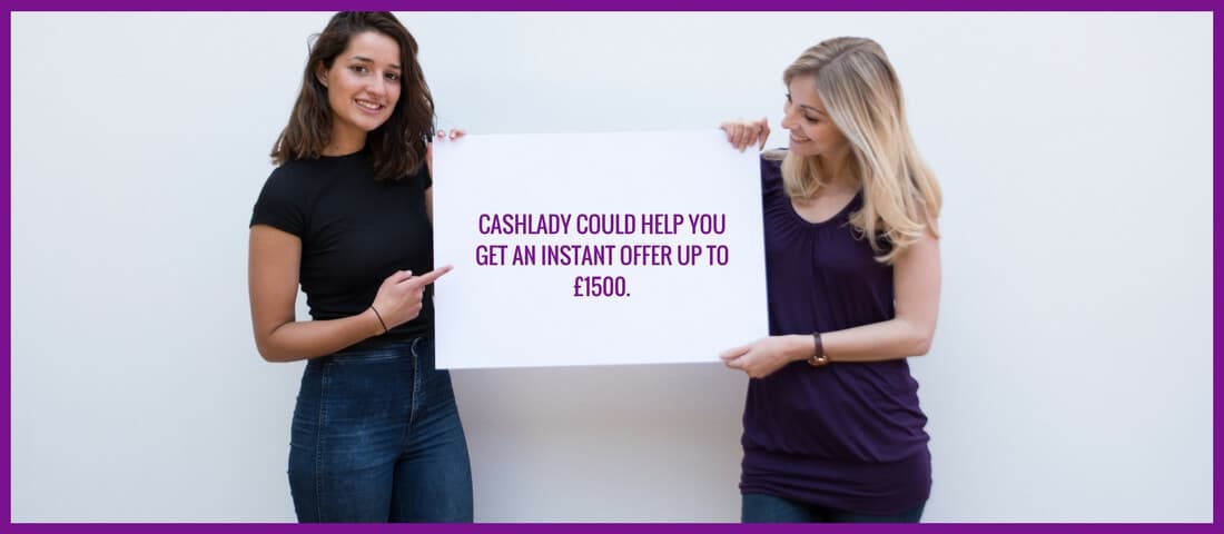 Cashlady instant offer for £1500