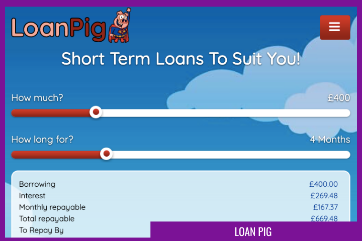 Loan Pig | UK Lender Review | Visit CashLady