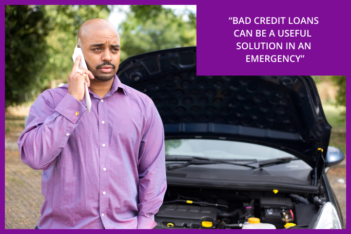 Bad credit loans are often useful for financial emergencies like a car breakdown.