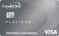 Credit Card logo for Credit One Bank® Platinum Visa® for Rebuilding Credit