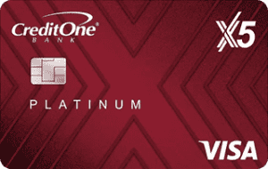 Credit Card logo for Credit One Bank® Platinum X5 Visa®