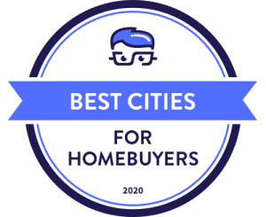 MoneyGeek Best Cities for Homebuyers Badge