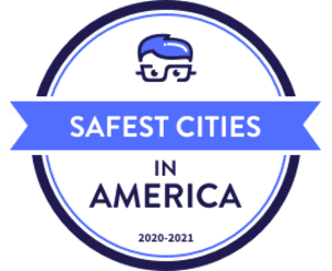 MoneyGeek Safest Cities in America Badge