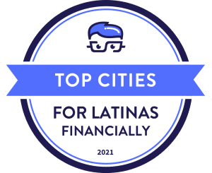 Top Cities For Latinas badge